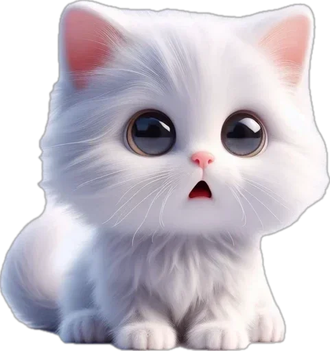 😮 Стикер «котики баншиши» для Telegram