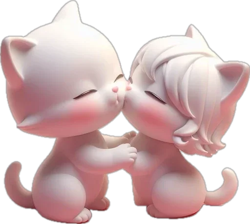 💋 Стикер «котики баншиши» для Telegram
