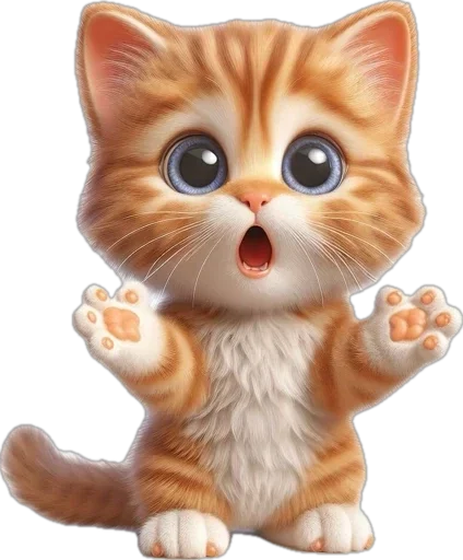😮 Стикер «котики баншиши» для Telegram