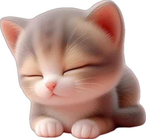 😴 Стикер «котики баншиши» для Telegram