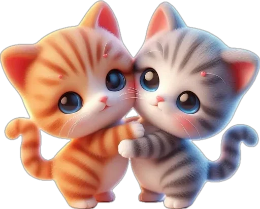 🫂 Стикер «котики баншиши» для Telegram