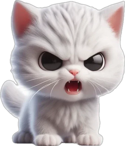 😡 Стикер «котики баншиши» для Telegram
