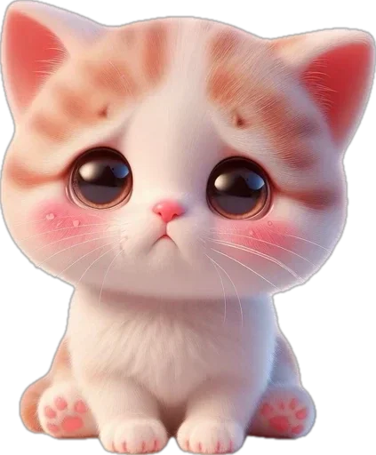 🥺 Стикер «котики баншиши» для Telegram