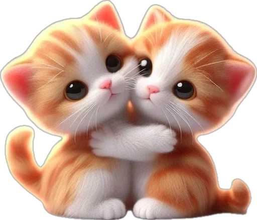 🫂 Стикер «котики баншиши» для Telegram