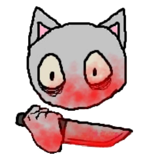 😡 Стикер «котики эмоджи» для Telegram