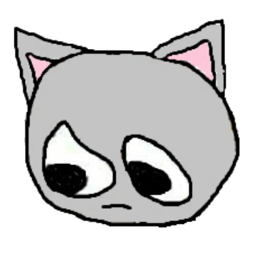 😐 Стикер «котики эмоджи» для Telegram