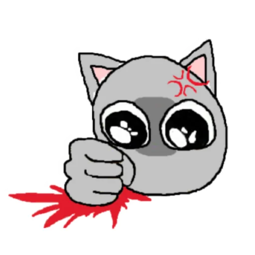 😡 Стикер «котики эмоджи» для Telegram