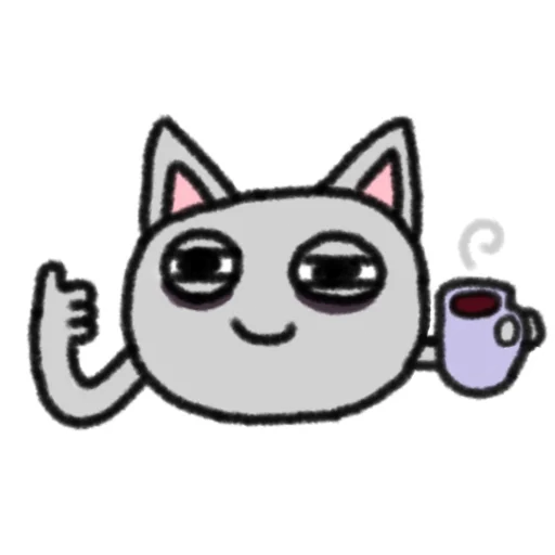 👌 Стикер «котики эмоджи» для Telegram
