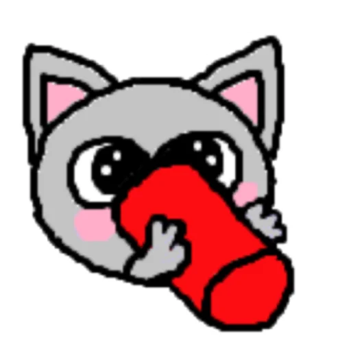 😛 Стикер «котики эмоджи» для Telegram