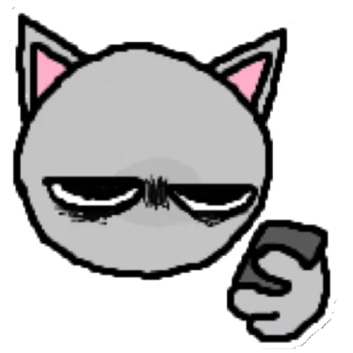 🙄 Стикер «котики эмоджи» для Telegram