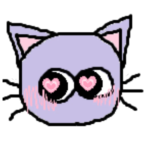 😍 Стикер «котики эмоджи» для Telegram