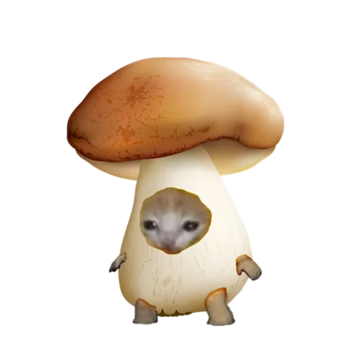 🍄 Стикер «котики овощи коты фрукты» для Telegram