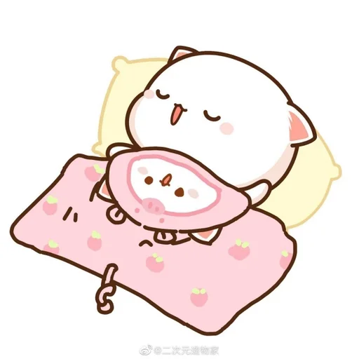 🛏 Стикер «kotiki milme» для Telegram