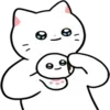 Стикер 46 ❤️ котики
