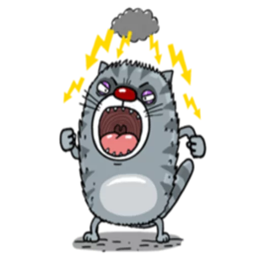 😡 Стикер «Icky Cats» для Telegram