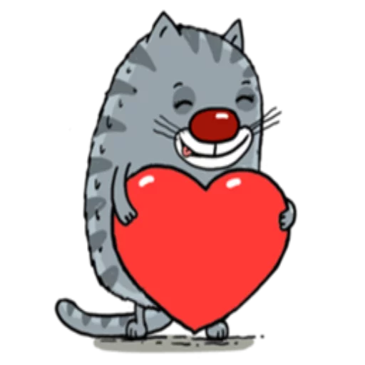 ❤️ Стикер «Icky Cats» для Telegram
