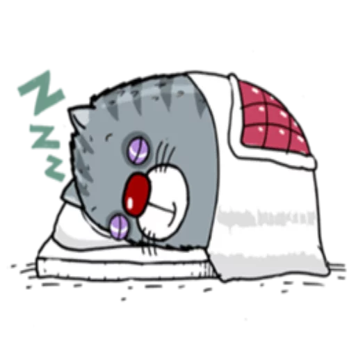 😴 Стикер «Icky Cats» для Telegram