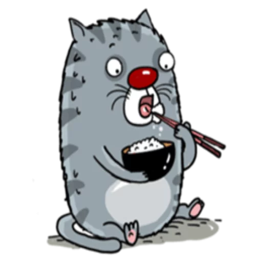 🍜 Стикер «Icky Cats» для Telegram