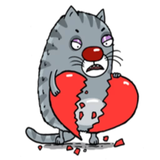 💔 Стикер «Icky Cats» для Telegram