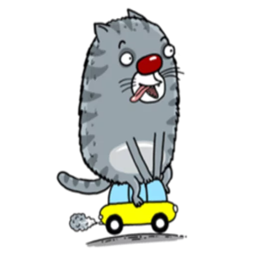 🚘 Стикер «Icky Cats» для Telegram