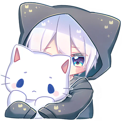 🤗 Стикер «Котик Паркер 3» для Telegram