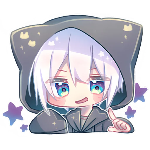 🫵 Стикер «Котик Паркер 3» для Telegram