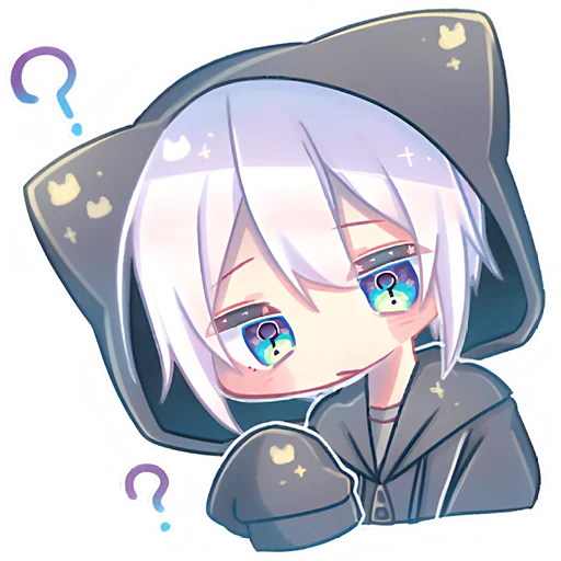 🤔 Стикер «Котик Паркер 3» для Telegram