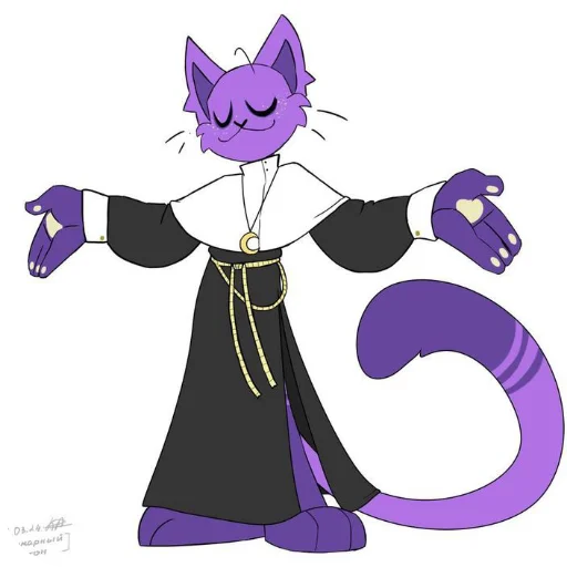 🐱 Стикер «Кот и пес» для Telegram