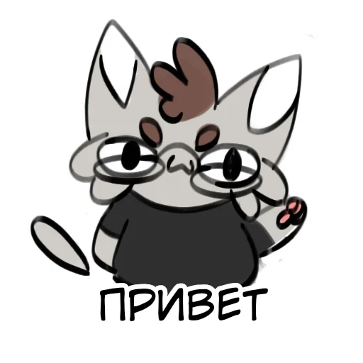 Стикерпак Кот&Koff для Telegram