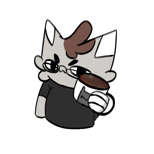 😊 Стикер «Кот&Koff» для Telegram
