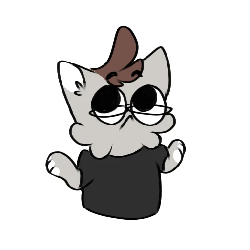 🤷‍♀️ Стикер «Кот&Koff» для Telegram