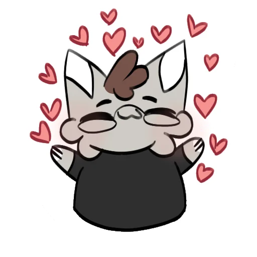 💓 Стикер «Кот&Koff» для Telegram