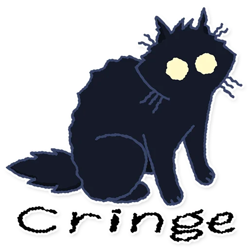 😬 Стикер «Кошмарик» для Telegram