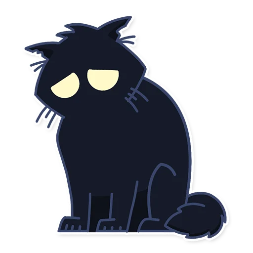 😿 Стикер «Кошмарик» для Telegram