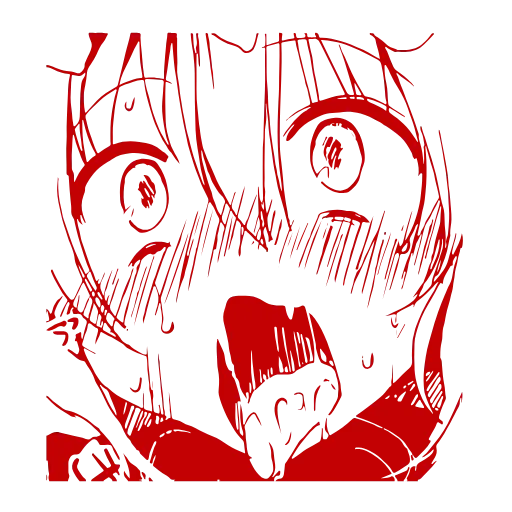 Стикер 37 Ahegao Adapt