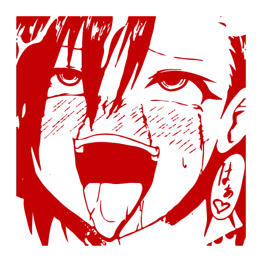 Стикер 27 Ahegao Adapt