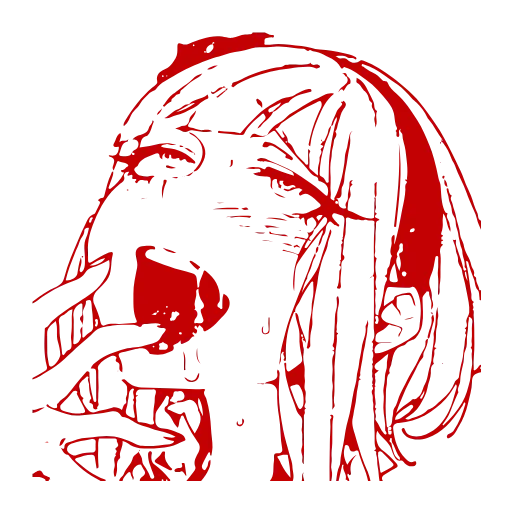 Стикер 44 Ahegao Adapt