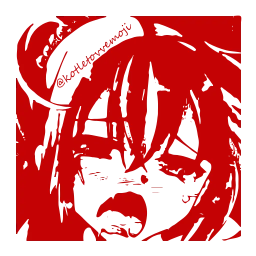 Стикер 14 Ahegao Adapt
