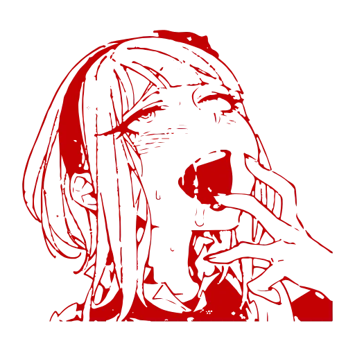 Стикер 51 Ahegao Adapt