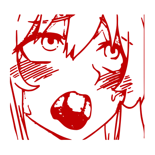 Стикер 5 Ahegao Adapt