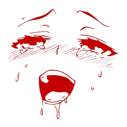 Стикер 60 Ahegao Adapt