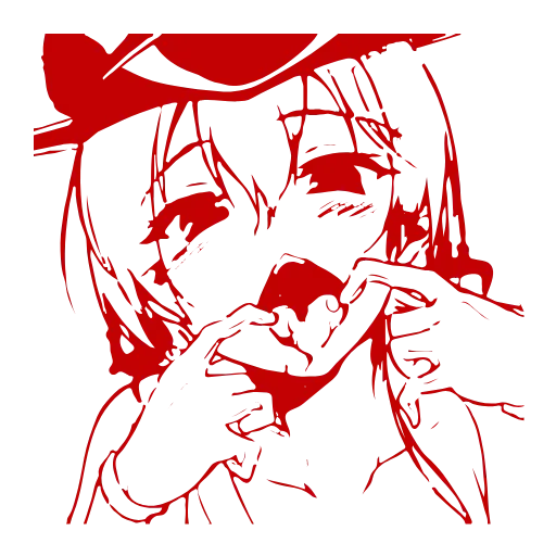 Стикер 43 Ahegao Adapt