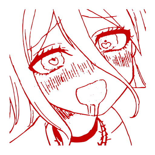 Стикер 13 Ahegao Adapt