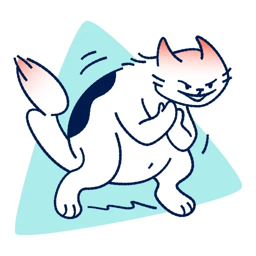 😈 Стикер «Кот Макс» для Telegram