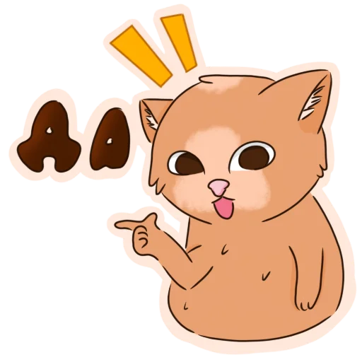 ⭕️ Стикер «Котик Миша» для Telegram