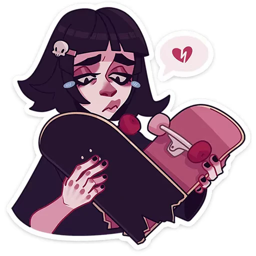 💔 Стикер «Кортни» для Telegram
