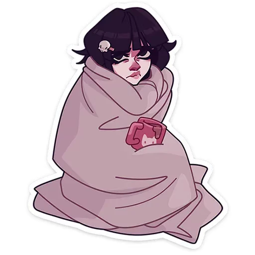 ☕ Стикер «Кортни» для Telegram