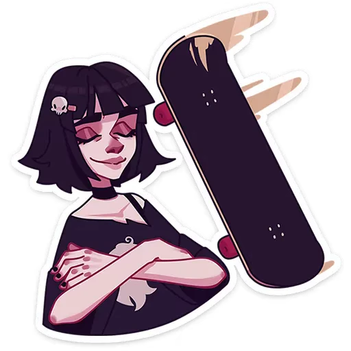 🧘 Стикер «Кортни» для Telegram
