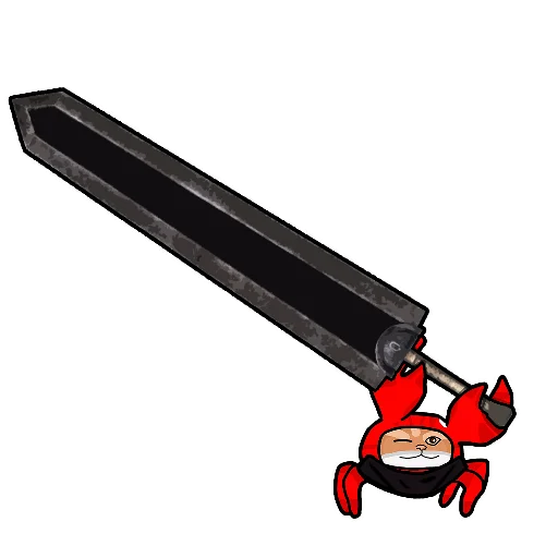 🗡 Стикер «Котокрабыш» для Telegram