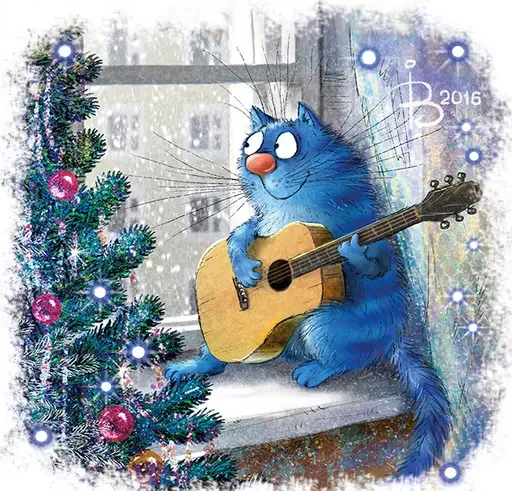🎄 Стикер «KotoPasya2» для Telegram